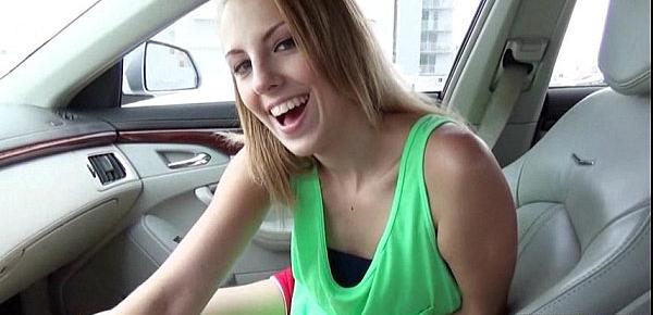  Teen Jenna Marie and hot stranger help eachother out